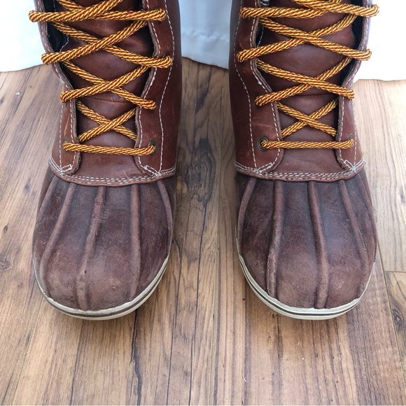 LL Bean All-Weather Bar Harbor Boots 6 Women’s Snow Boot Insulated Tall Leather - Picture 4 of 12